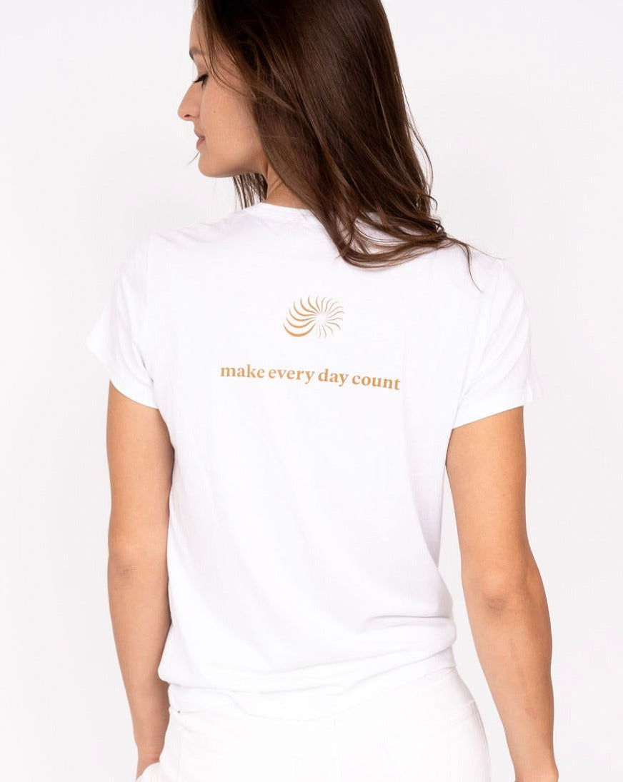 Line In The Sand Make Every Day Count Tee