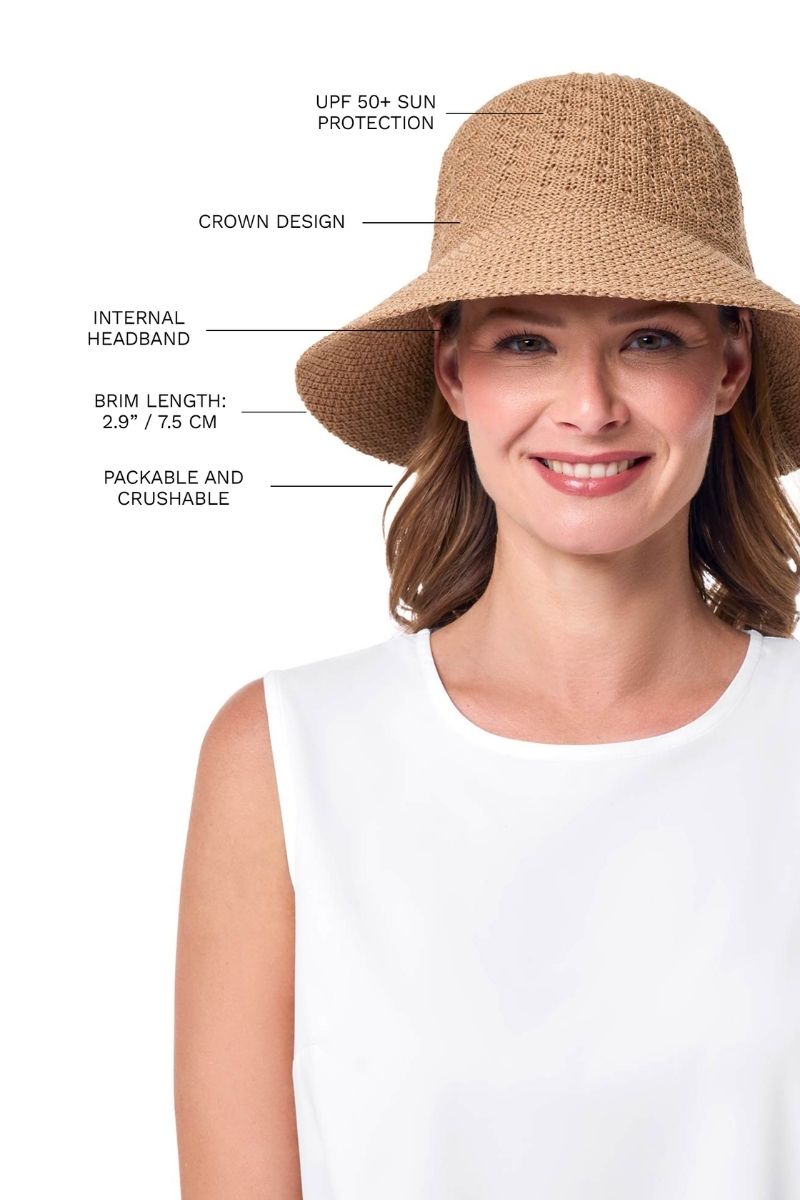 Marina | Cloche Sun Hat | Tan