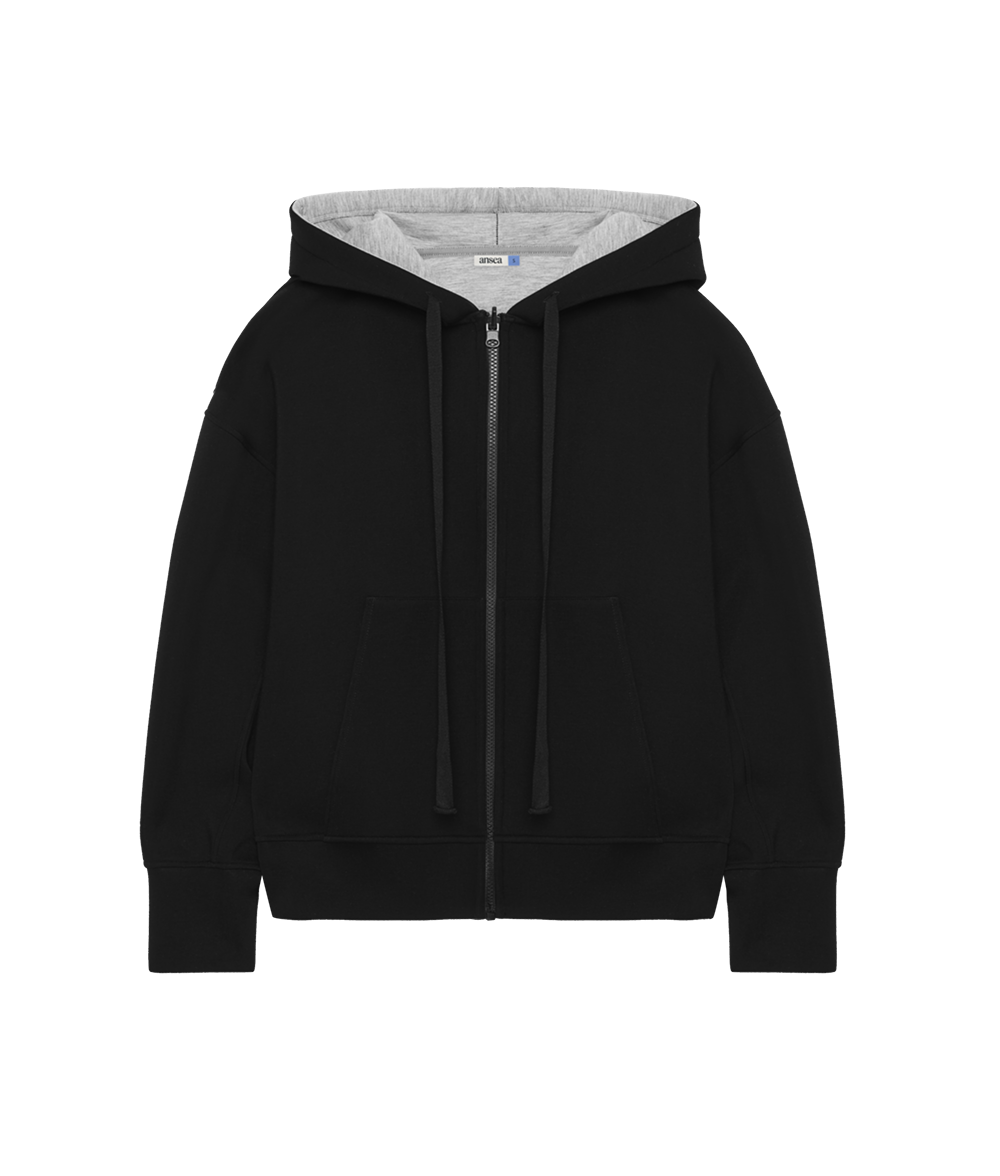 The Ansea Reversible Hoodie - Black