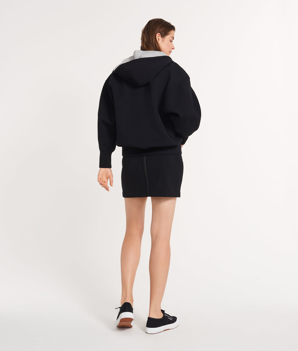 The Ansea Reversible Hoodie - Black