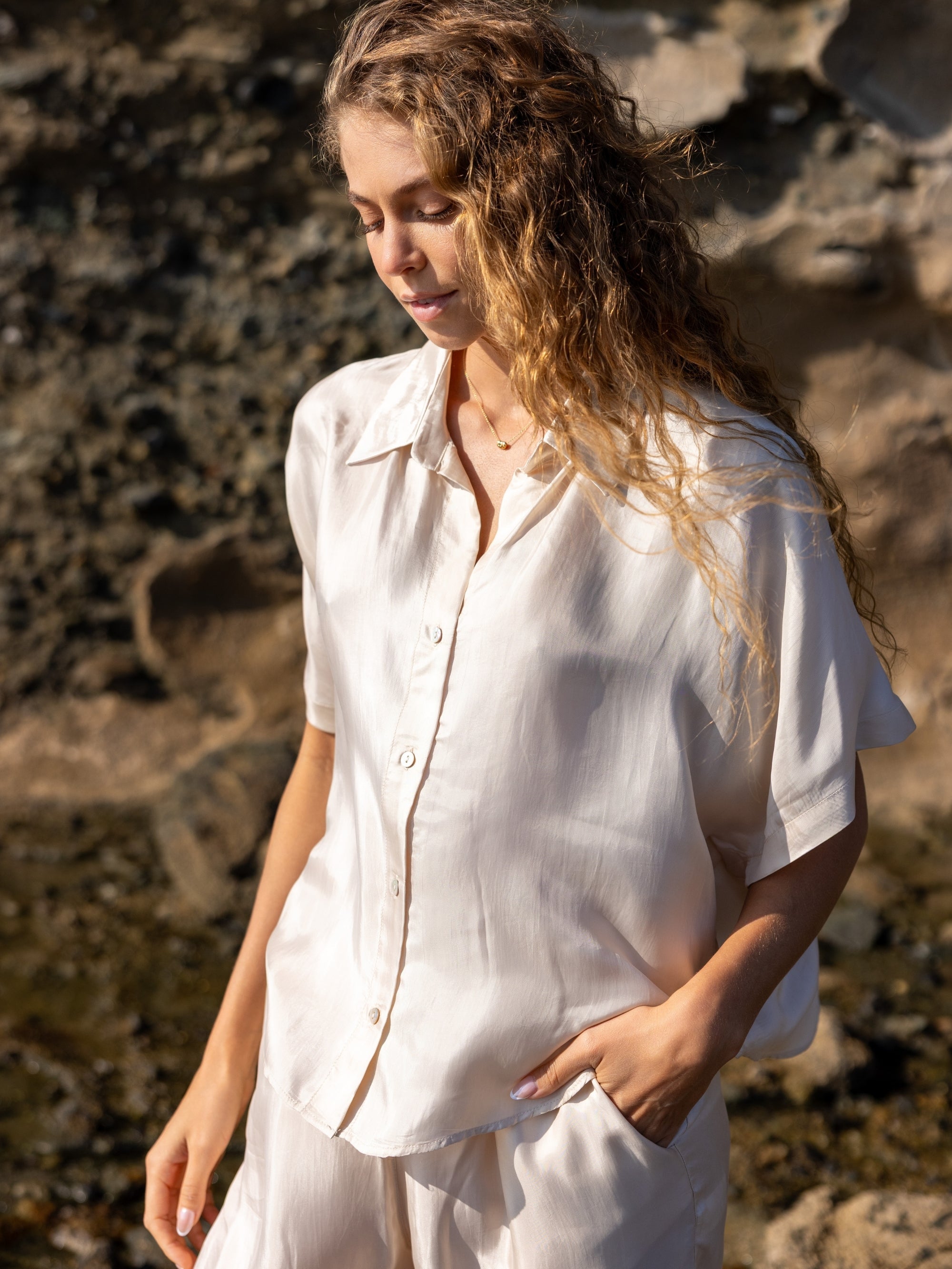 Lucid Flow Shirt - Sand