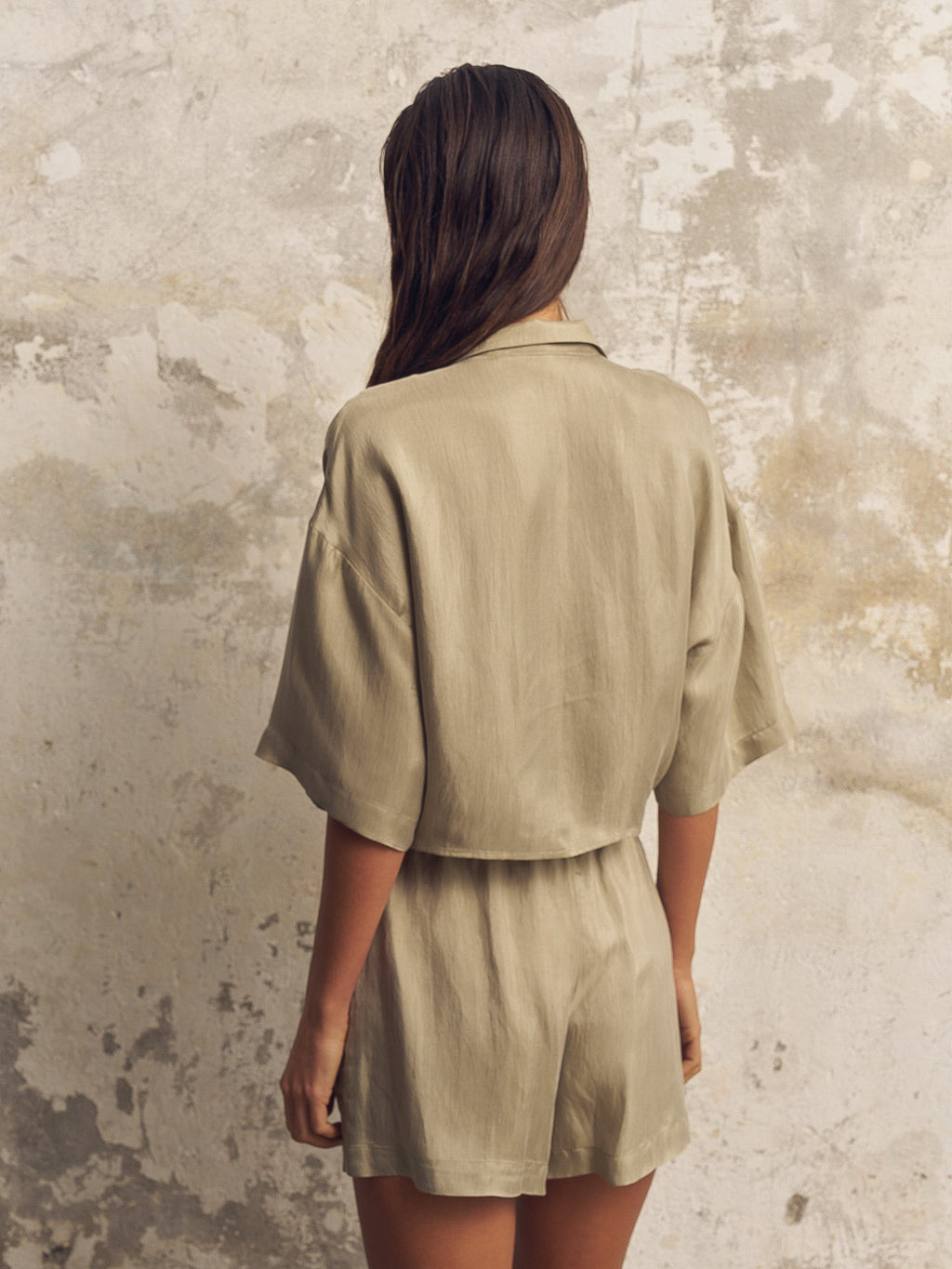 The Handloom Lucid Tie Shirt Khaki Green