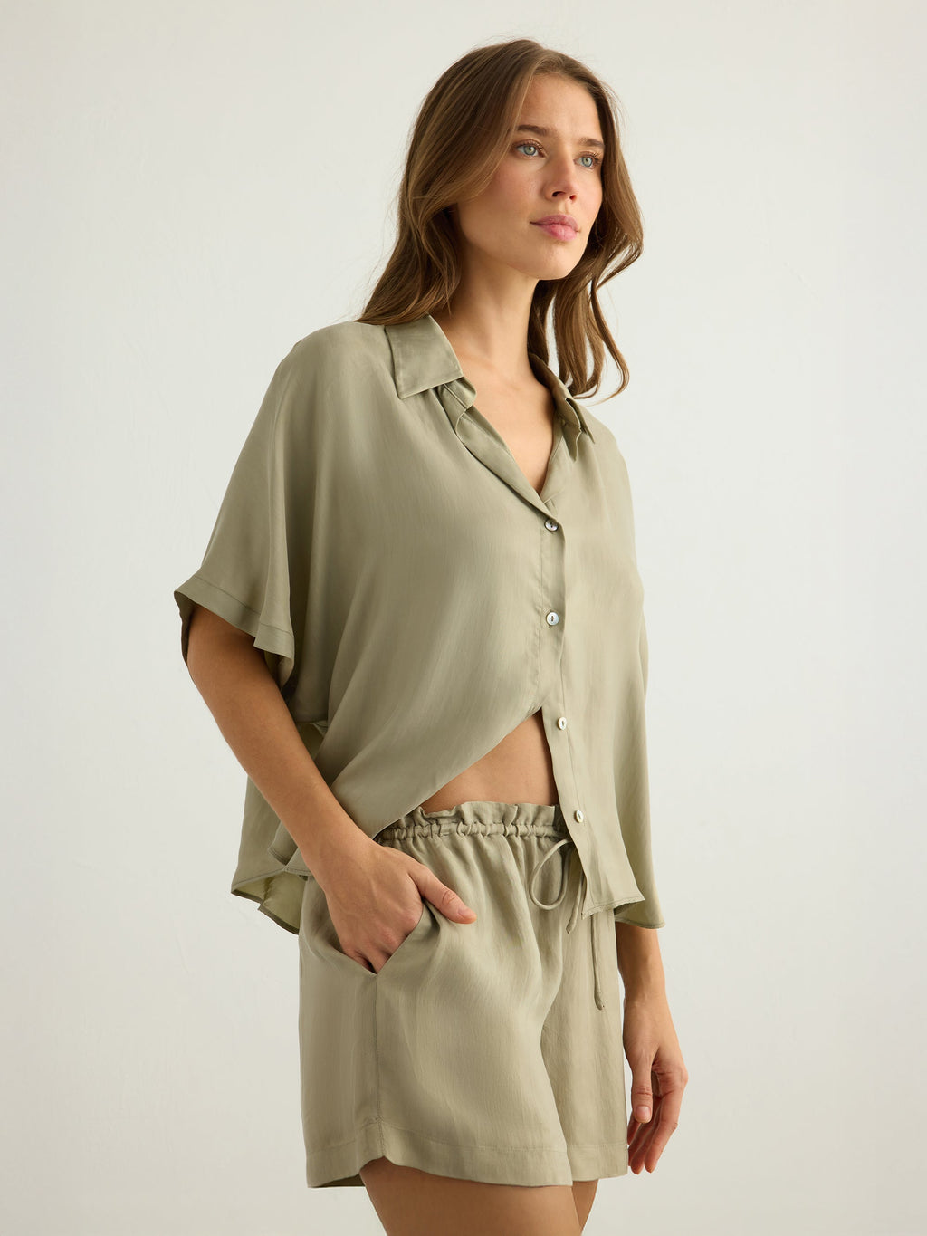Lucid Flow Shirt - Khaki Green