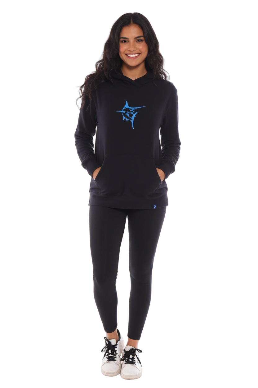 White Water Marina Hoody, Black