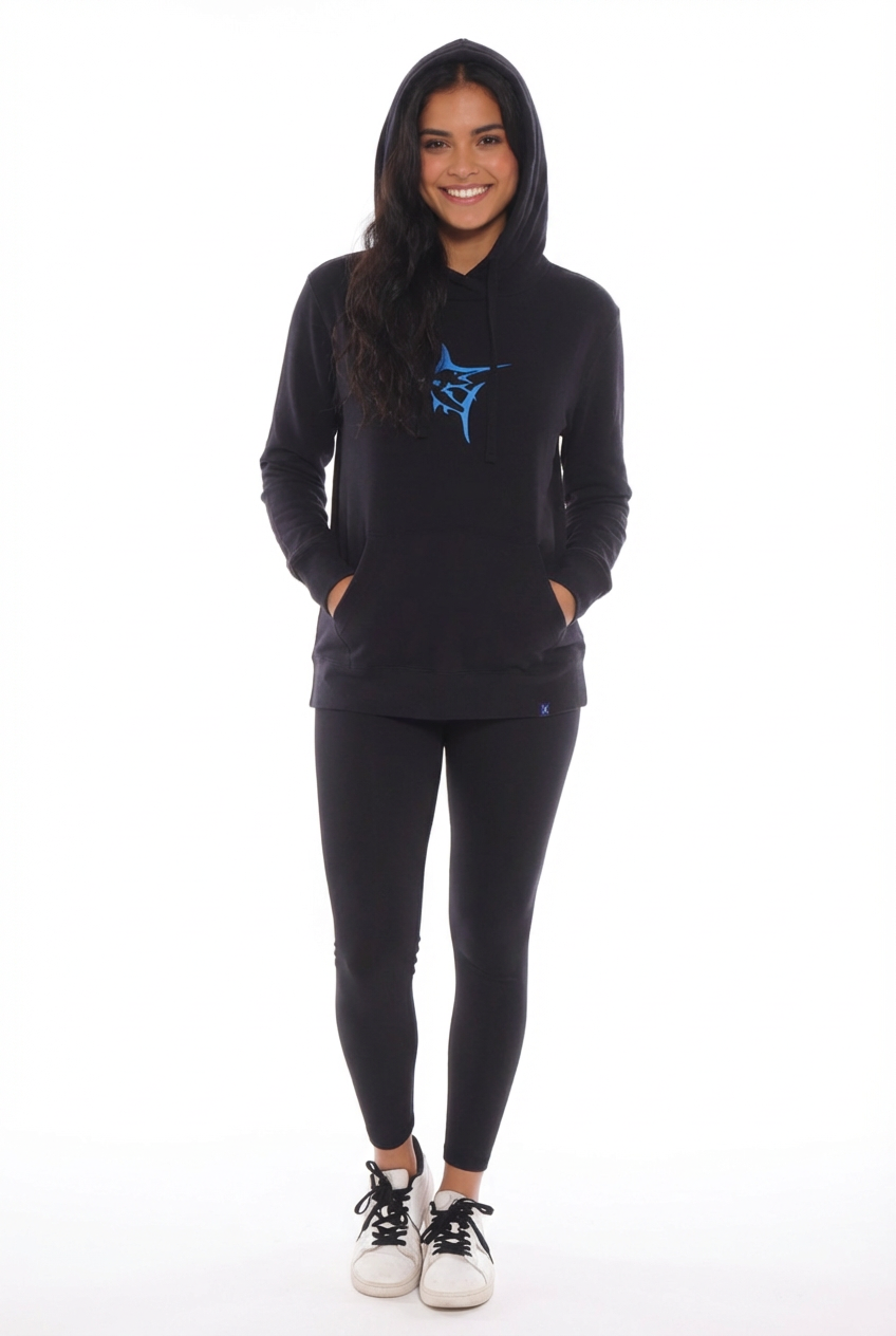 White Water Marina Hoody, Black