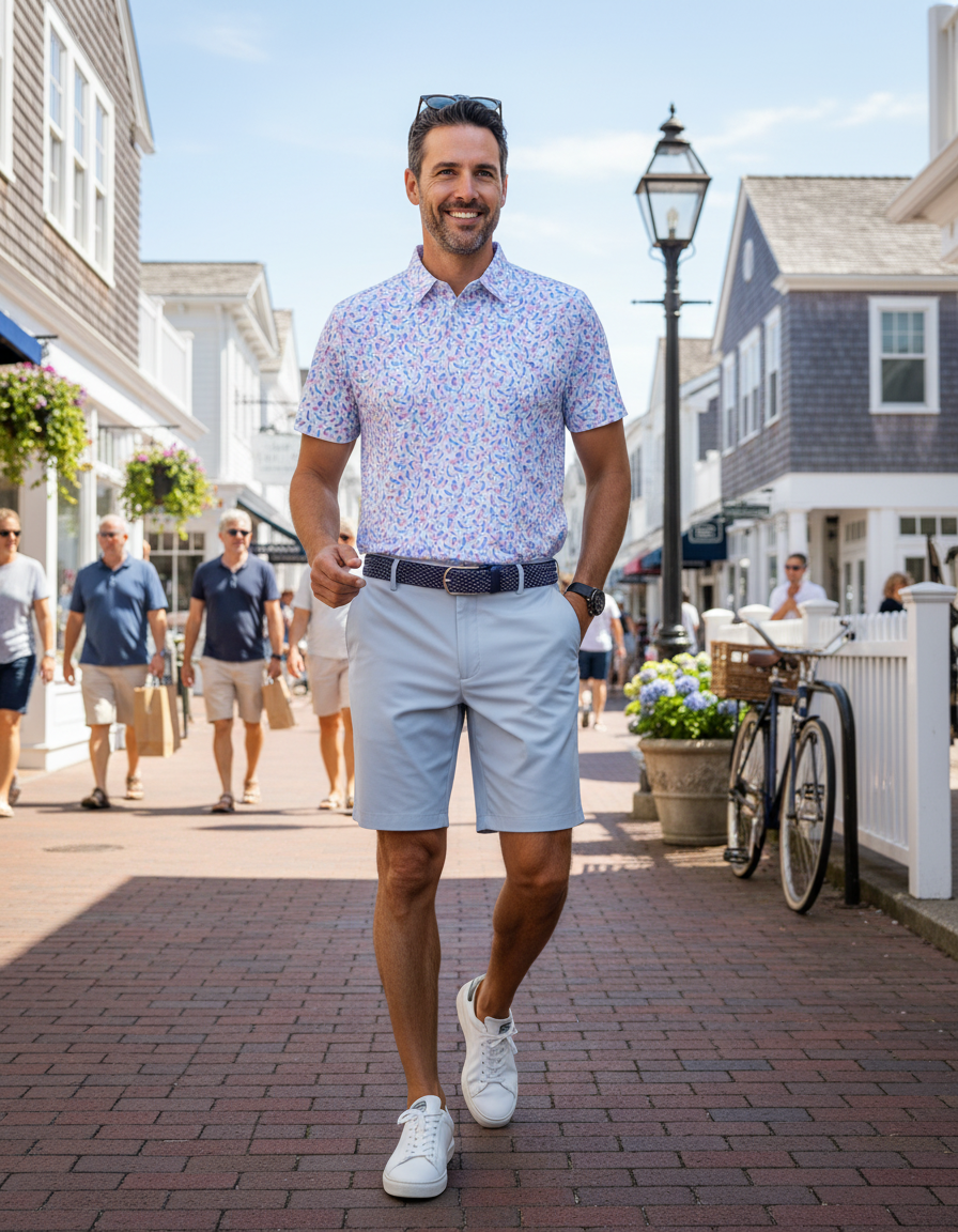 White Water Mermaid Polo, White