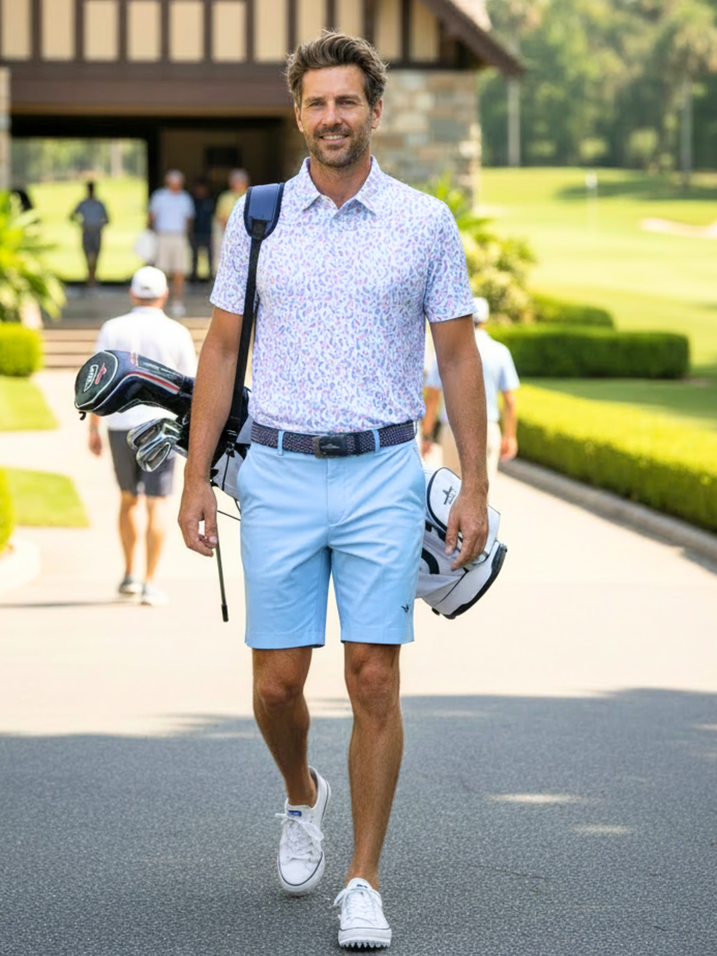 White Water Mermaid Polo, White