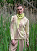 Saint James MINQUIDAME Breton Shirt  (BEIGE MELANGE / BUTTER YELLOW)