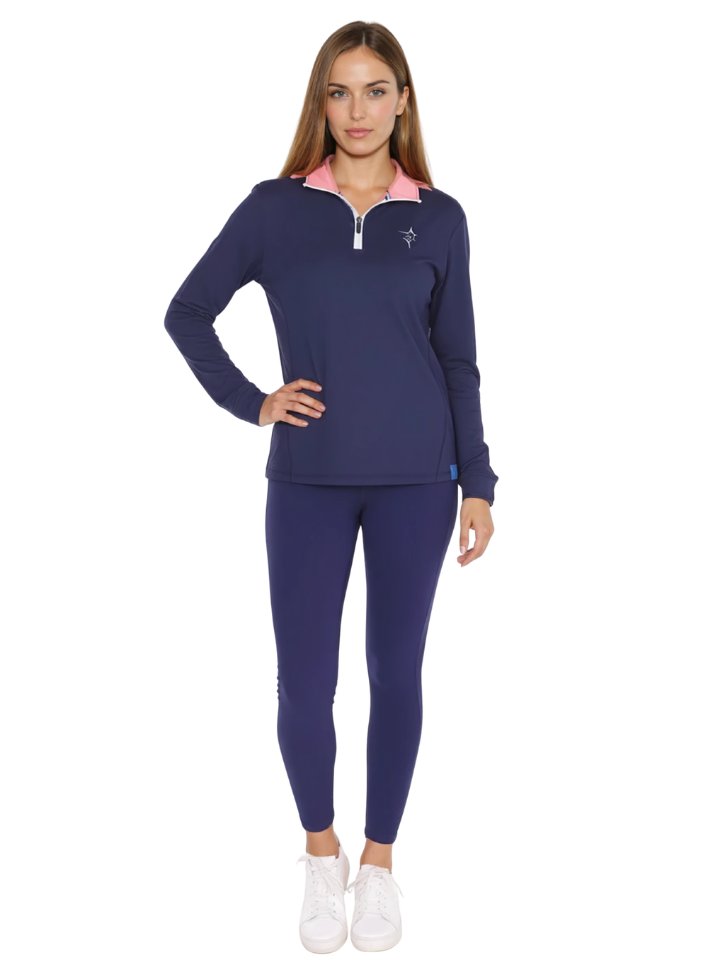 White Water Women'S Monterey Quarter Zip, Navy Blue