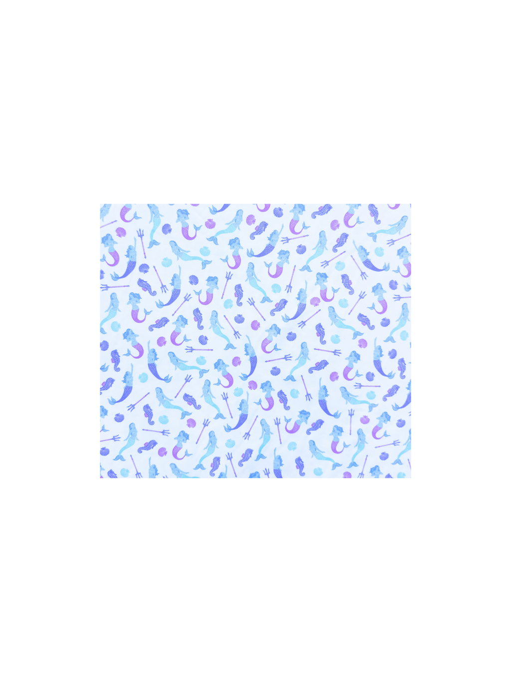 White Water Mermaid Polo, White