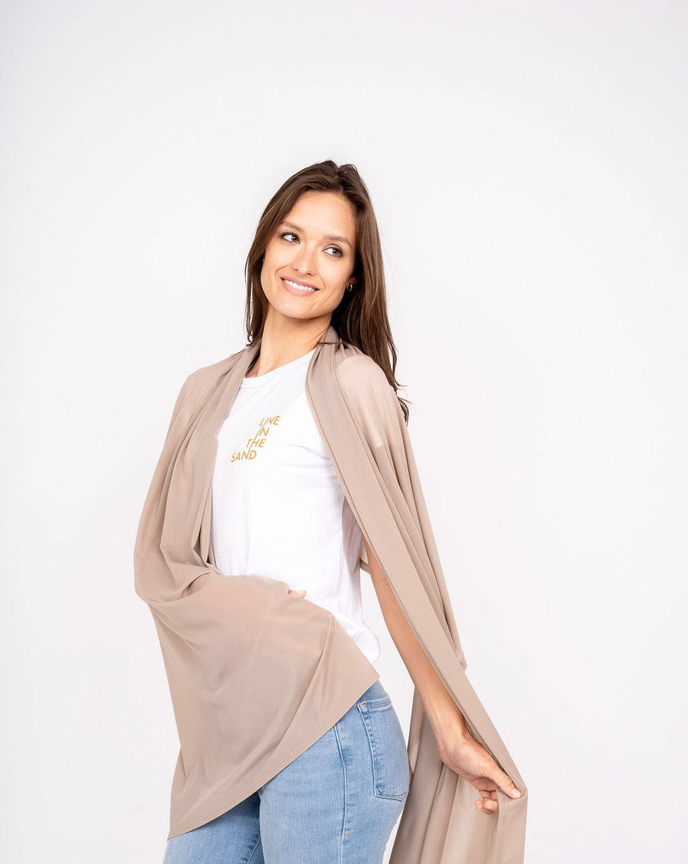 Line In The Sand Mesh Sun Wrap