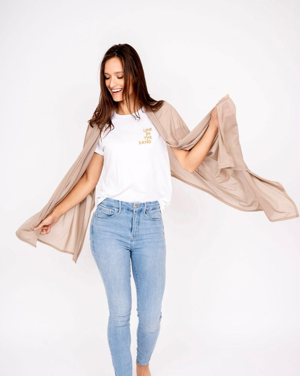 Line In The Sand Mesh Sun Wrap