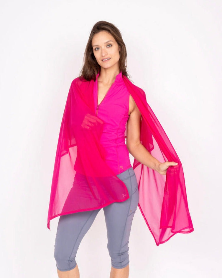 Line In The Sand Mesh Sun Wrap