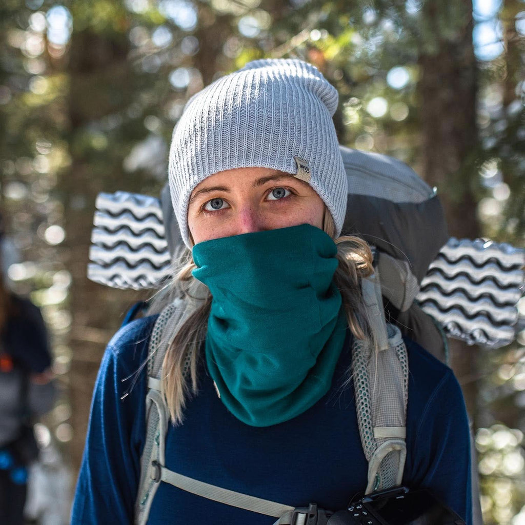 Midweight Wool Neck Gaiter - 100% Merino Wool