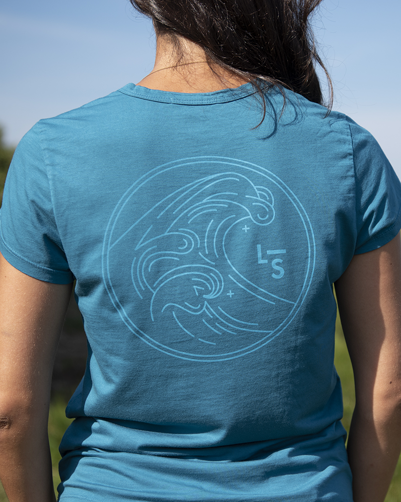 Line In The Sand Modern Wave Tee