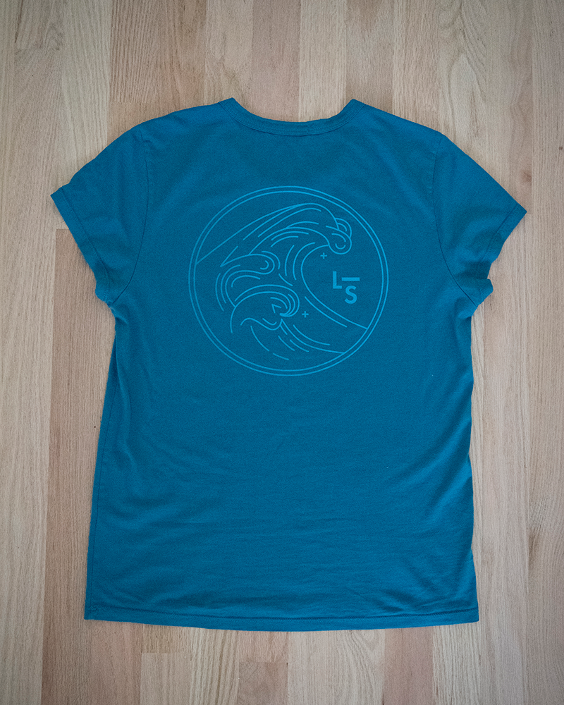Line In The Sand Modern Wave Tee