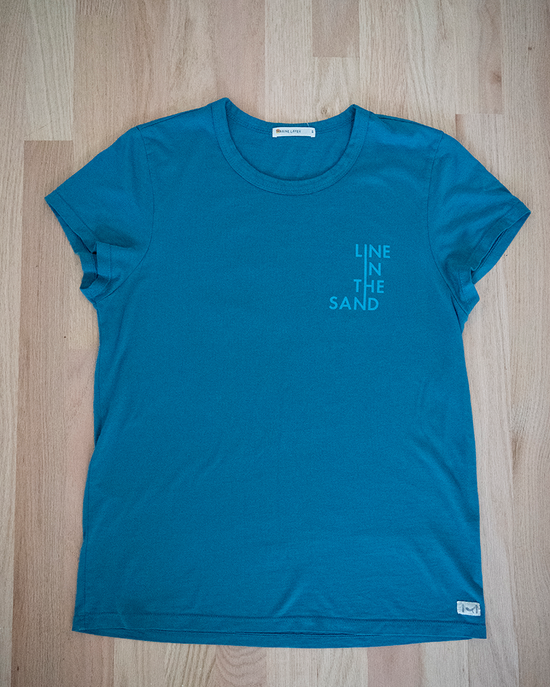 Line In The Sand Modern Wave Tee