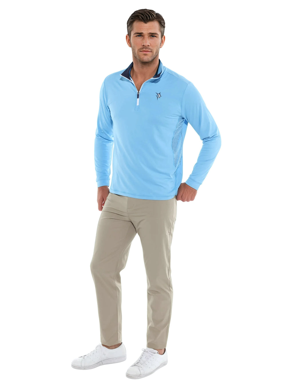 White Water Monterey, Light Blue