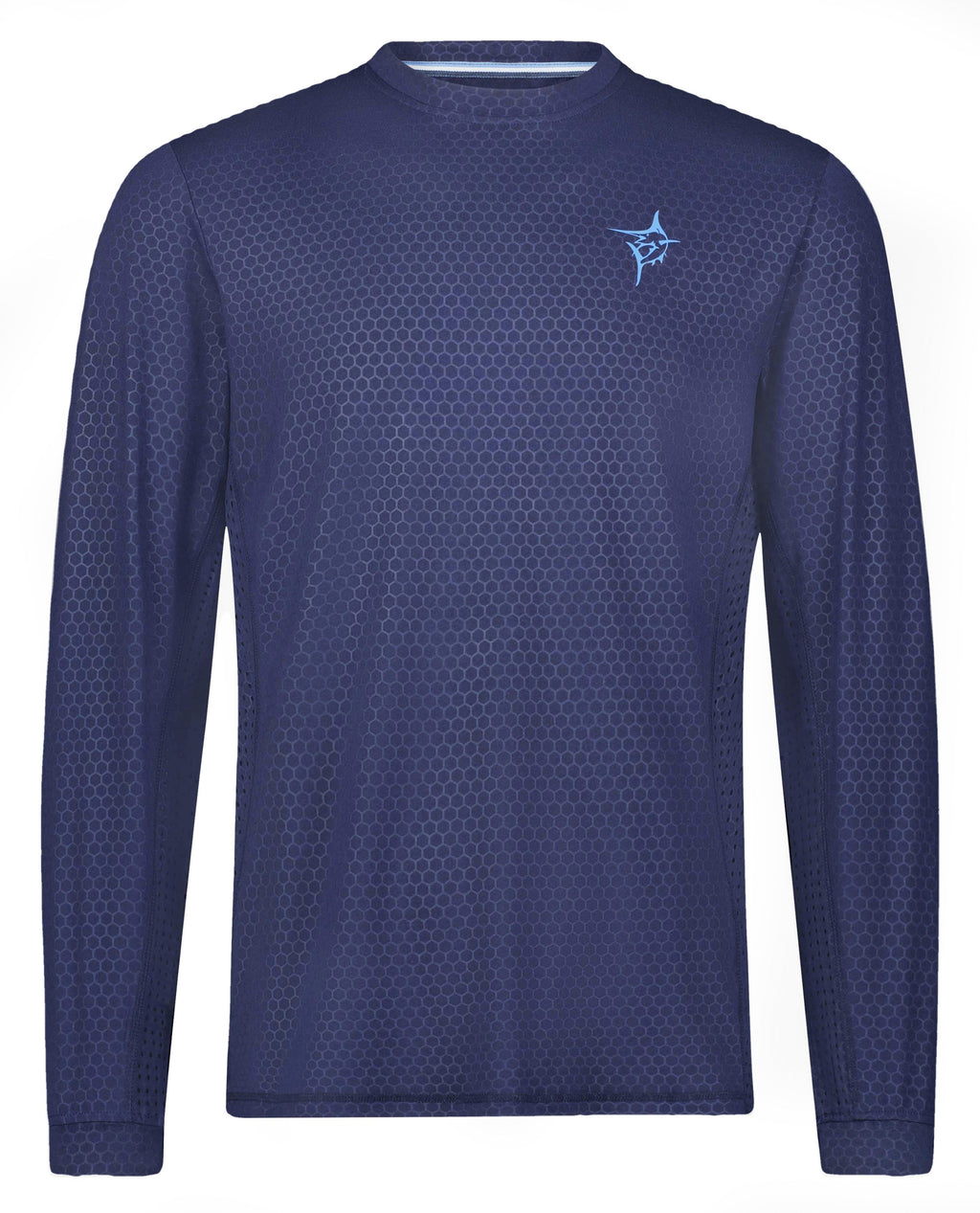 White Water Nautiflex Performance Tee, Slate Blue