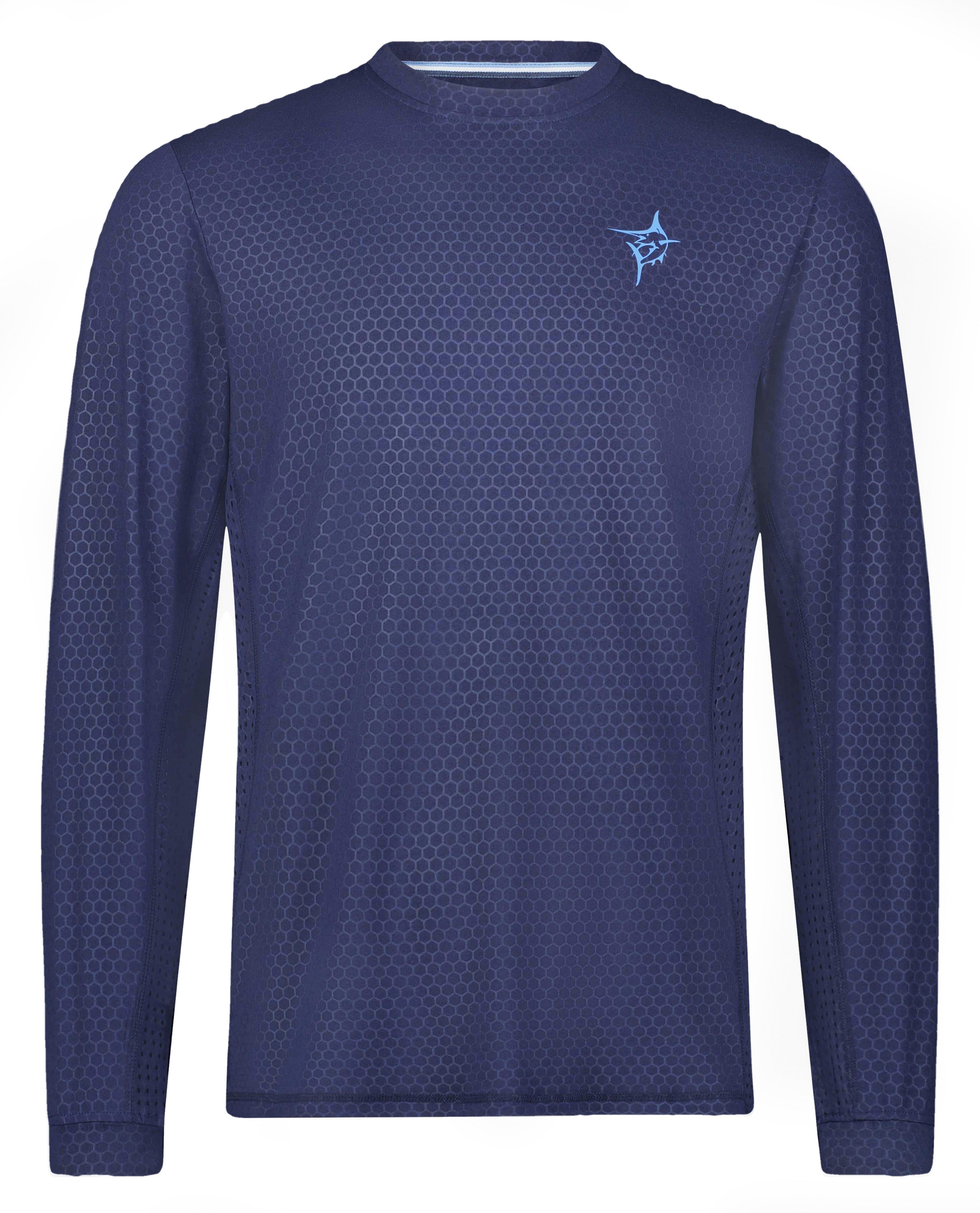 White Water Nautiflex Performance Tee, Slate Blue