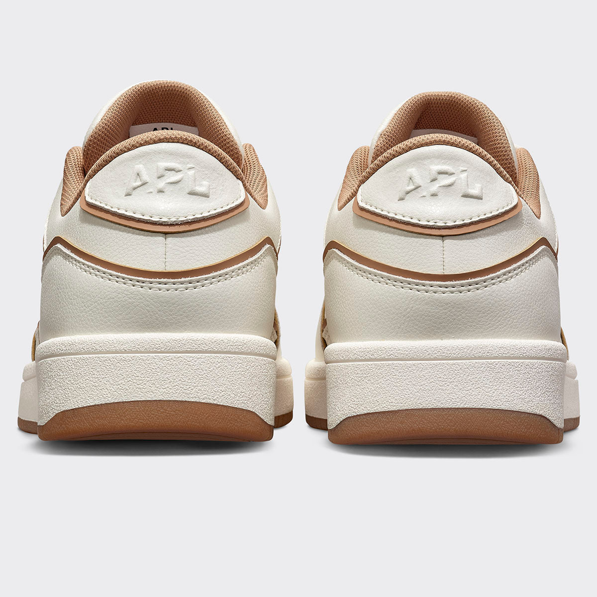 APL Men’s Nostalgia ’87 Luxury Performance Sneakers, Ivory / Gum