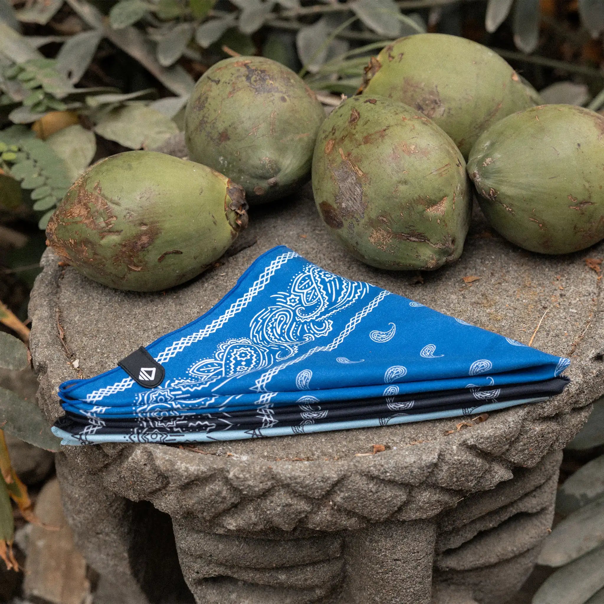 Nomadix Bandana Towel: Paisley Stellar Blue