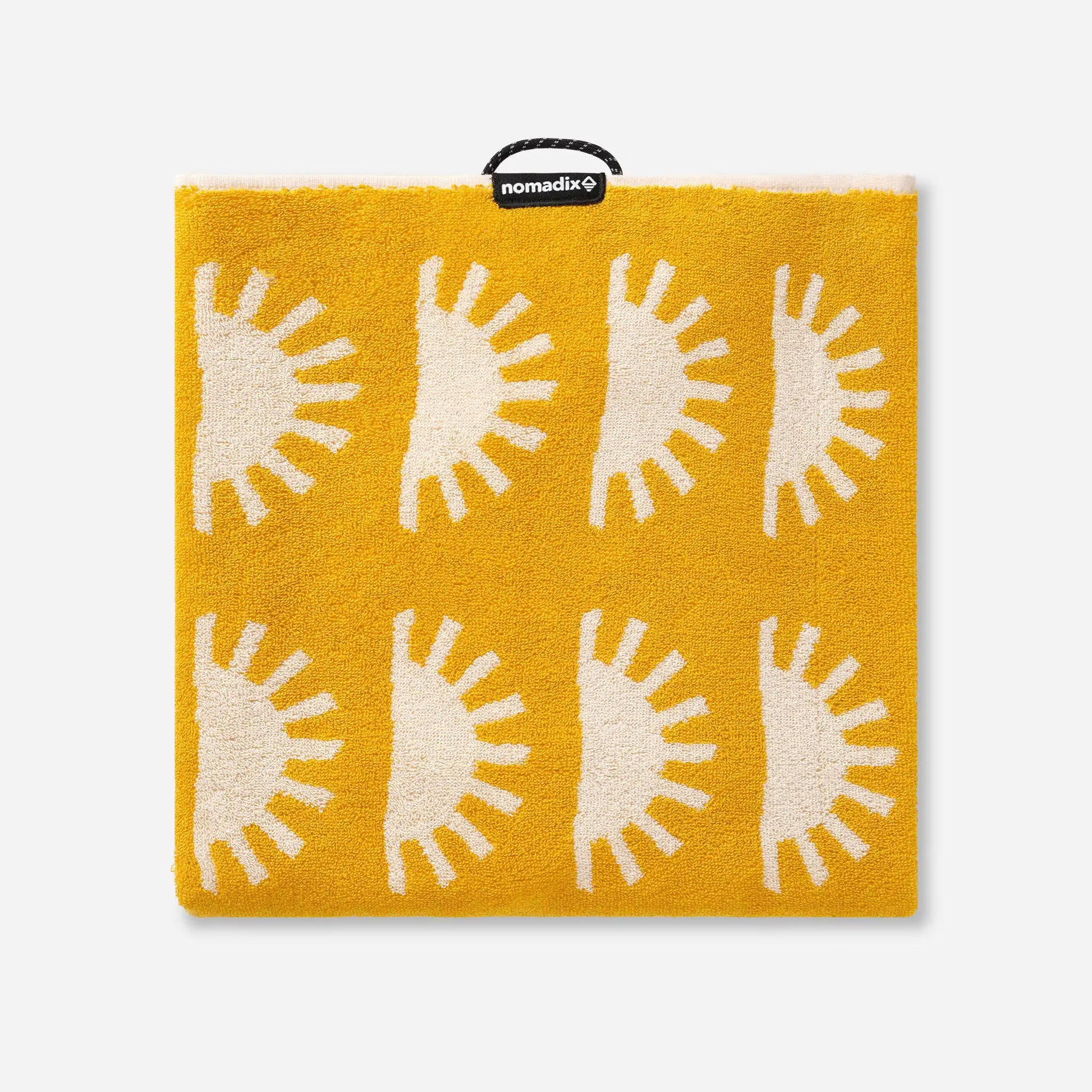 Nomadix Organic Cotton Beach Towel: Sunshine Amber Sun