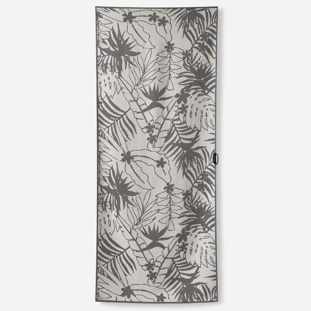 Nomadix Organic Cotton Travel Towel: Retro Palms Black