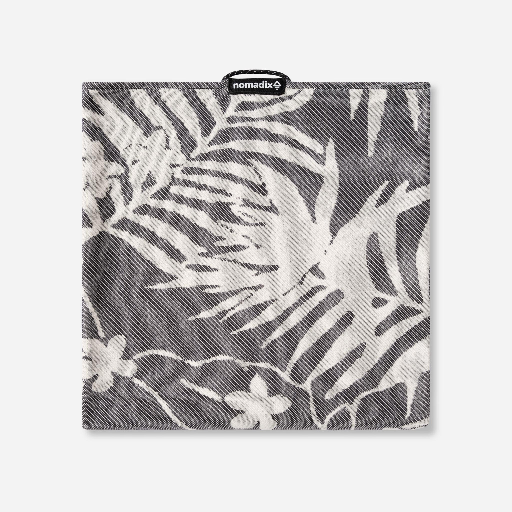 Nomadix Organic Cotton Travel Towel: Retro Palms Black