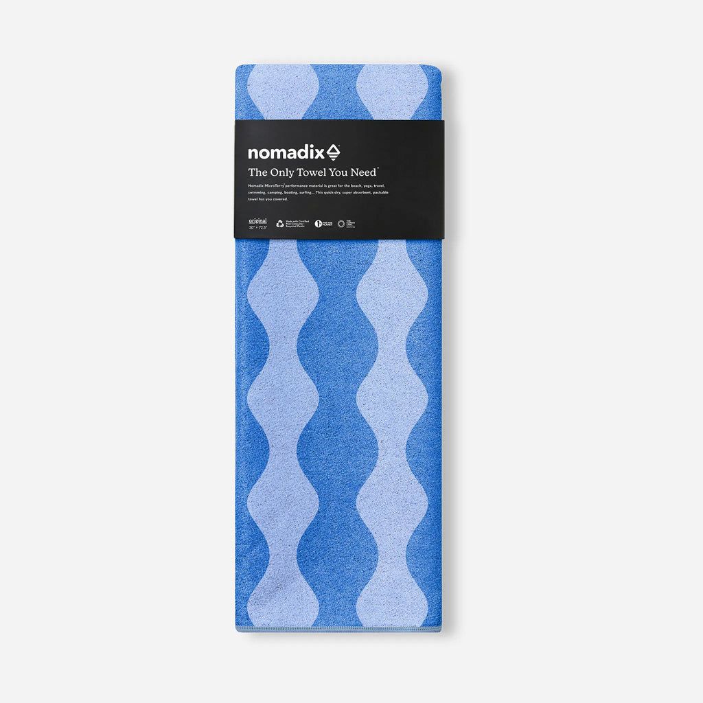 Nomadix Original Towel: Slack Tide Coastal Blue