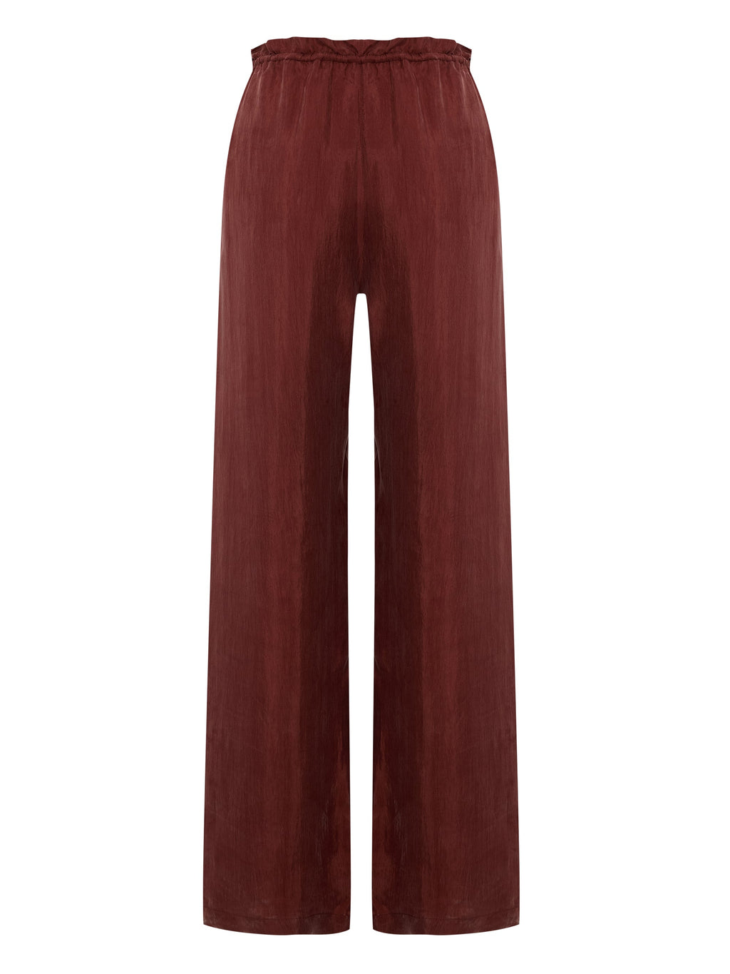 The Handloom Lucid Flow Tie Pants Burgundy