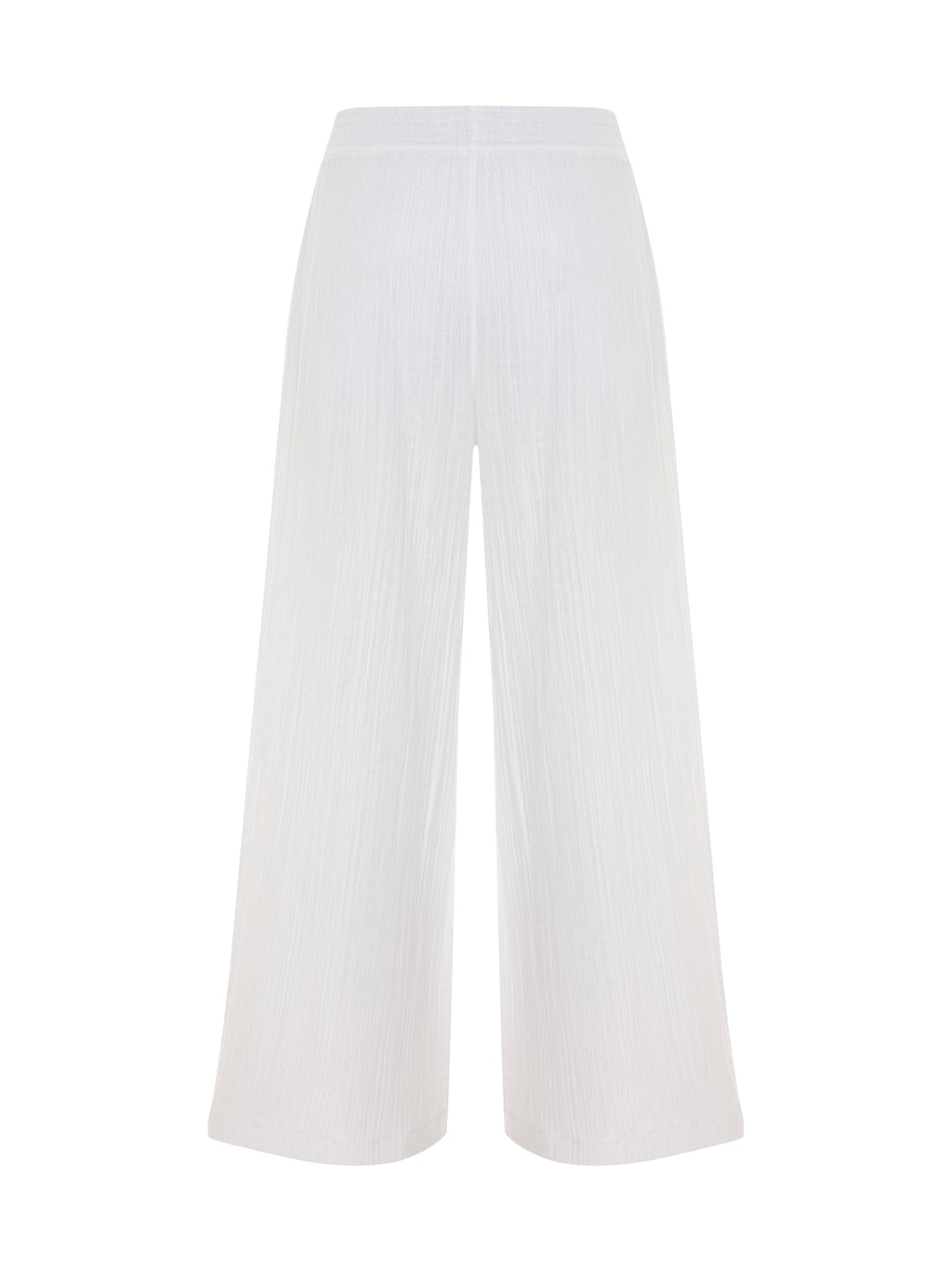 Aura Palazzo Pants - White