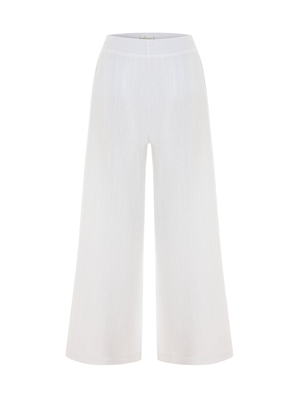 Aura Palazzo Pants - White