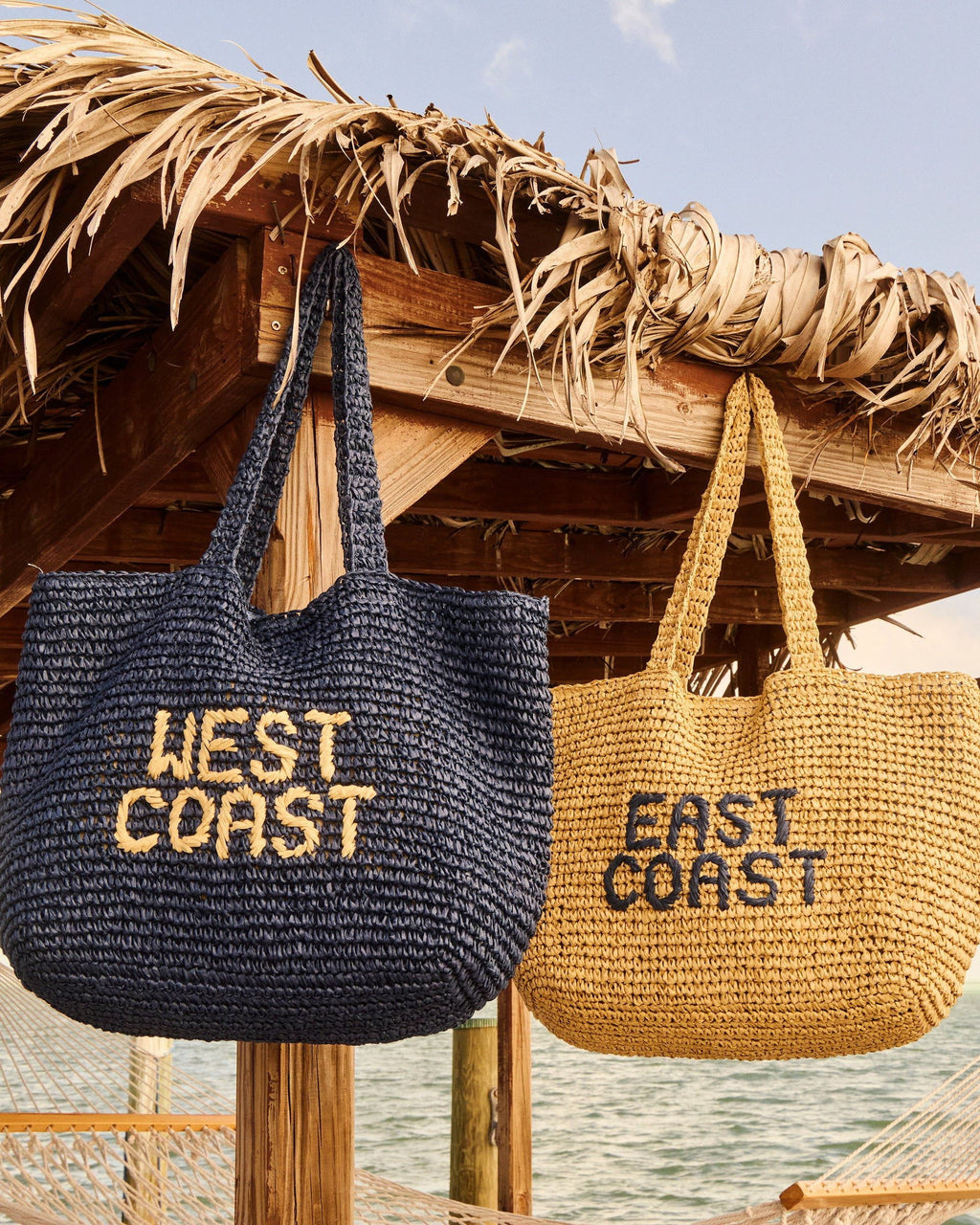 Johnnie-O Coastal Woven Tote Bag
