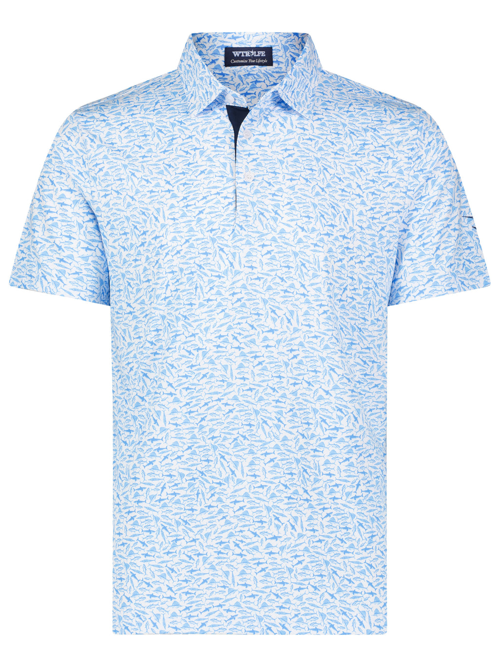White Water Predator Print Polo