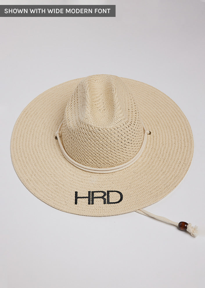 Hat Attack New York Packable Surfer Chinstrap, Natural