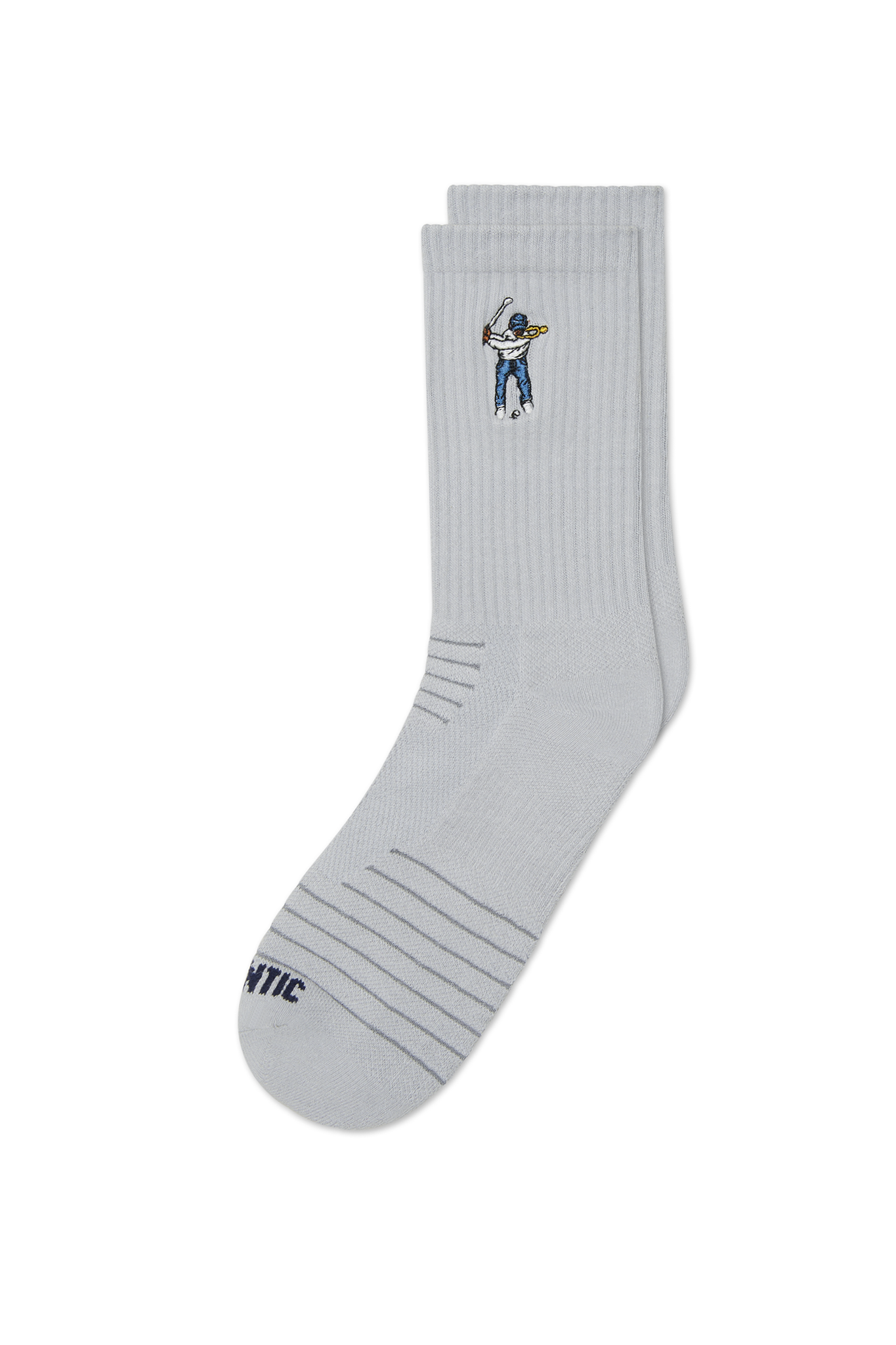 Calf Height Logo Socks Grey