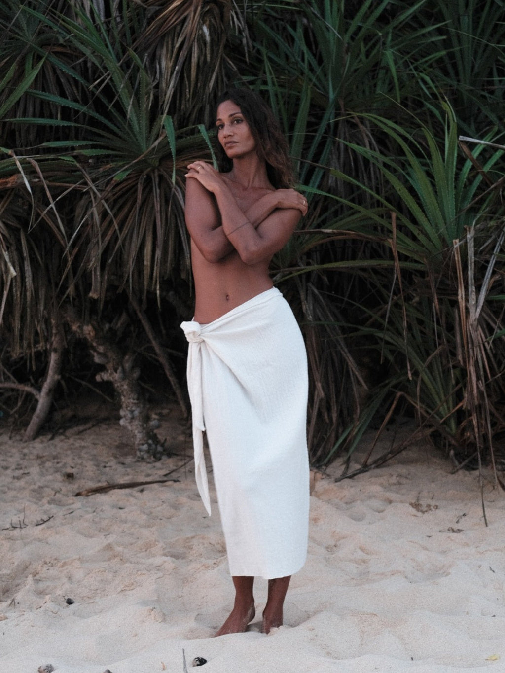 The Handloom Paradiso Pareo Dress Natural