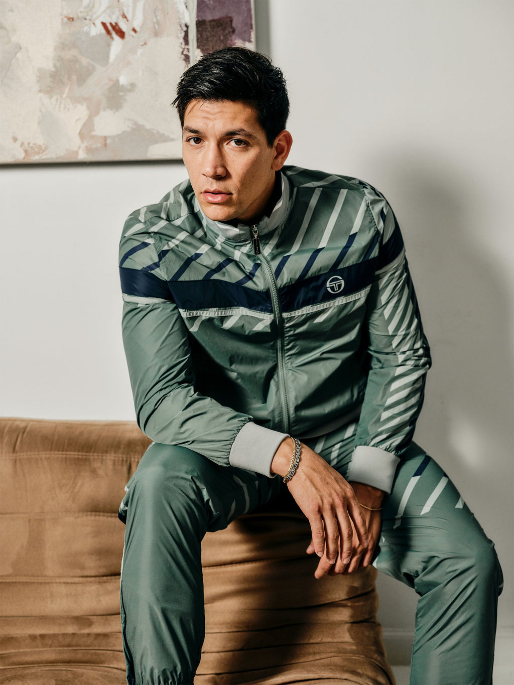 Quadretto Track Pant- Duck Green