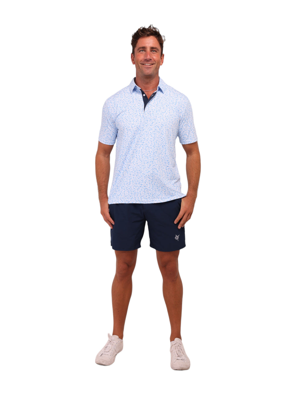 White Water Predator Print Polo