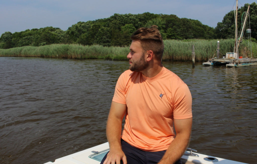 White Water Oasis Ss Tee, Orange