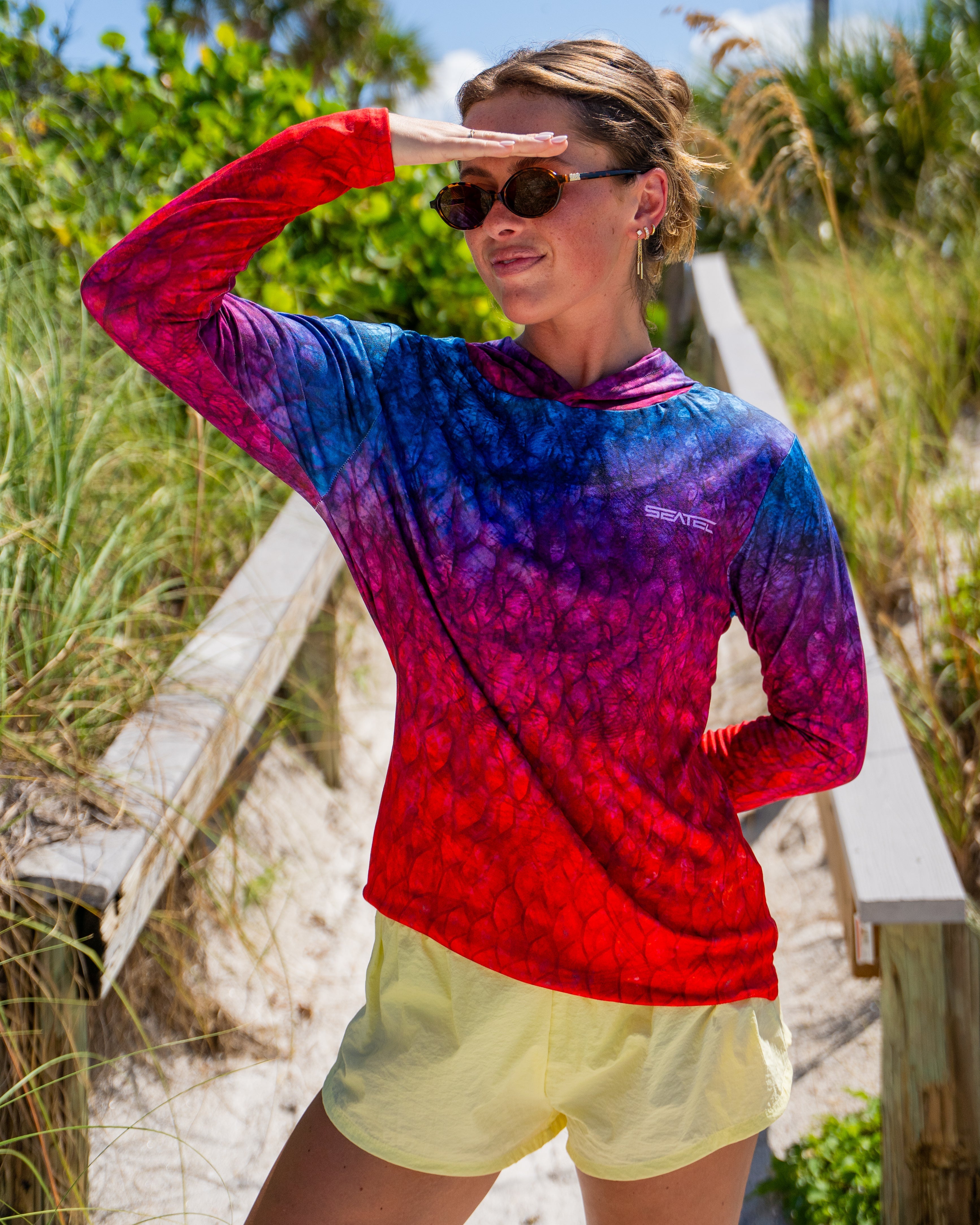 Arowana Sport Tec Hooded Long Sleeve – Women's