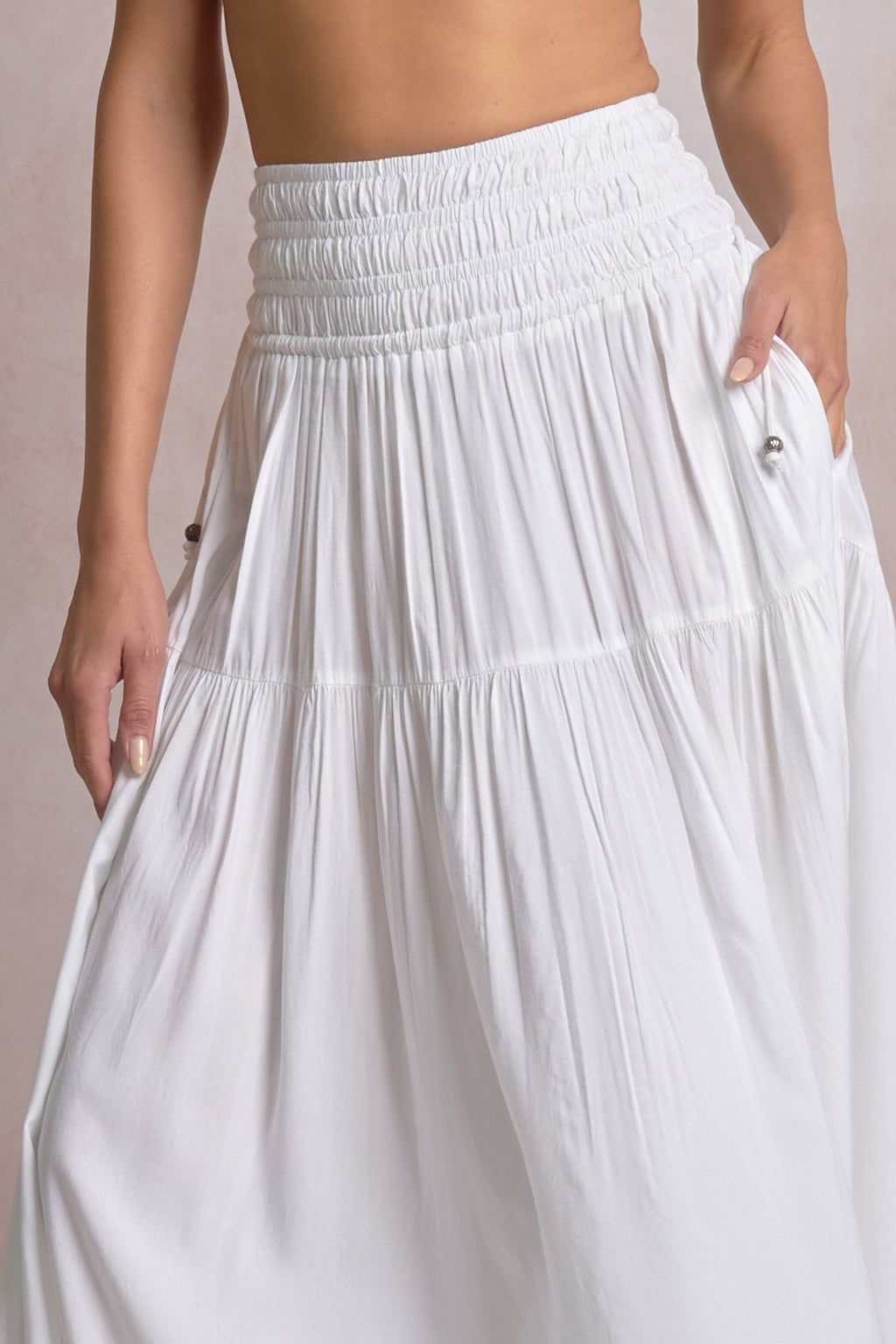 Rory Skirt White