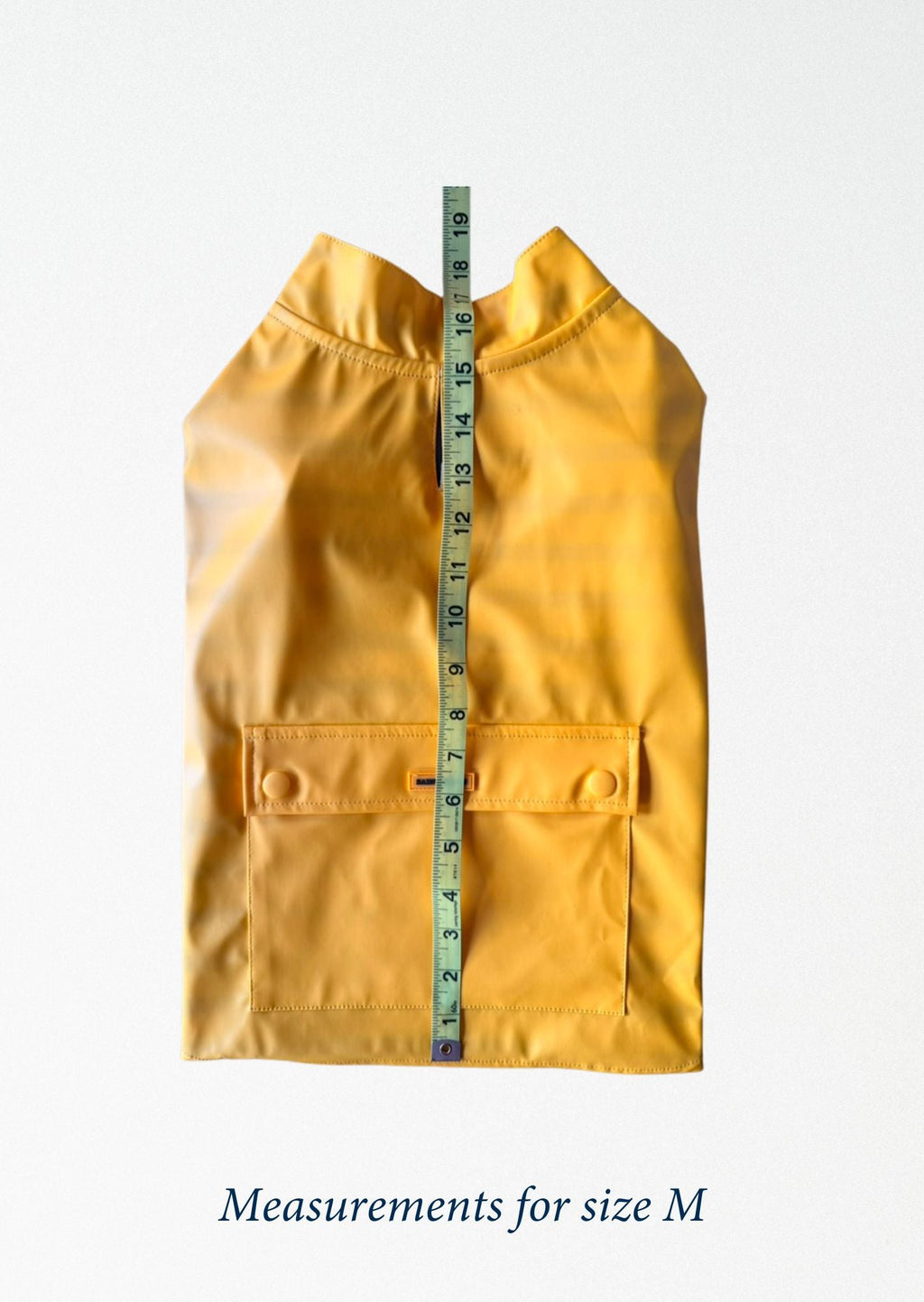 Saint James PARISIAN PUP RAINCOAT - Authentic Waterproof Raincoat for Dogs (YELLOW)