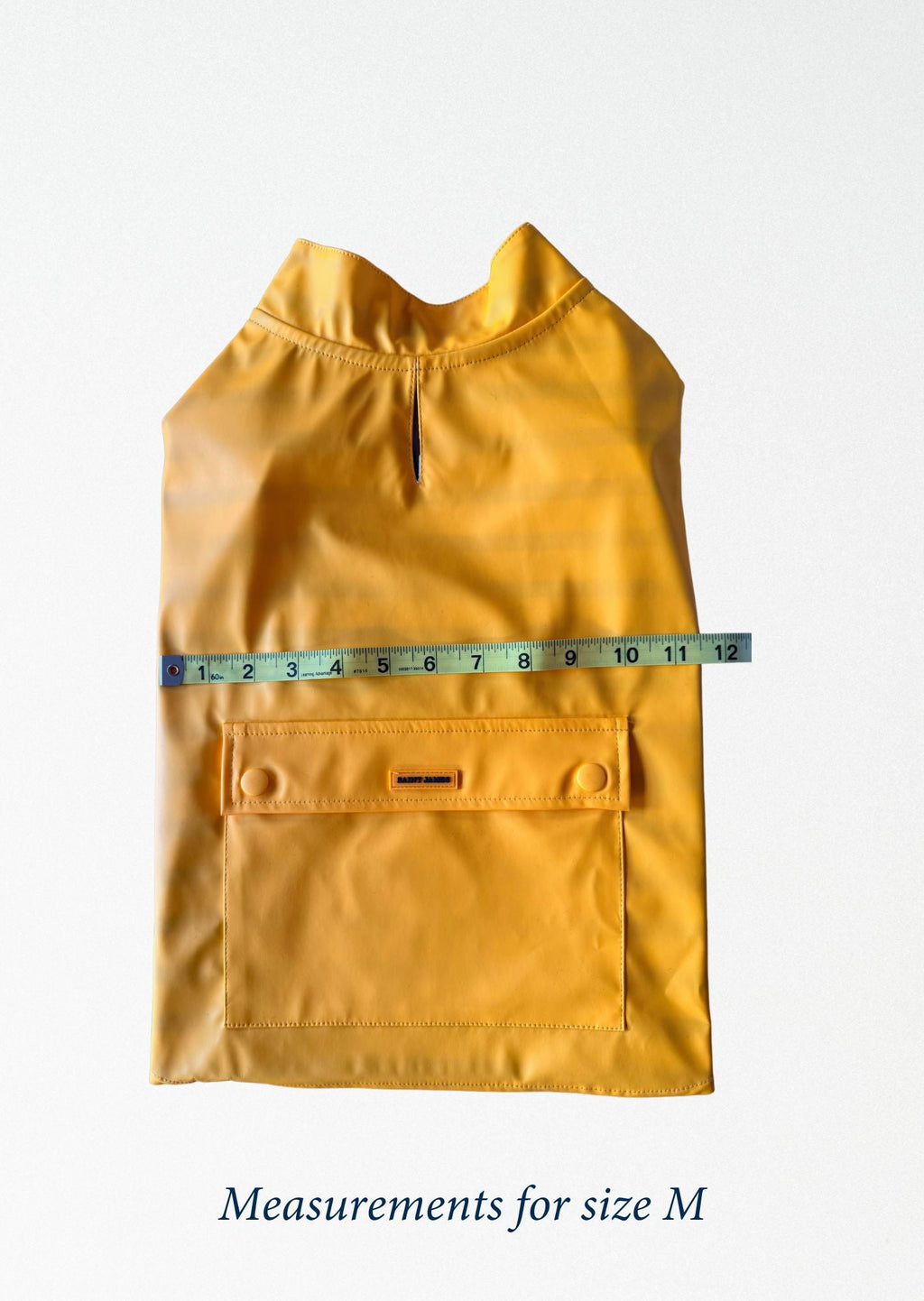 Saint James PARISIAN PUP RAINCOAT - Authentic Waterproof Raincoat for Dogs (YELLOW)