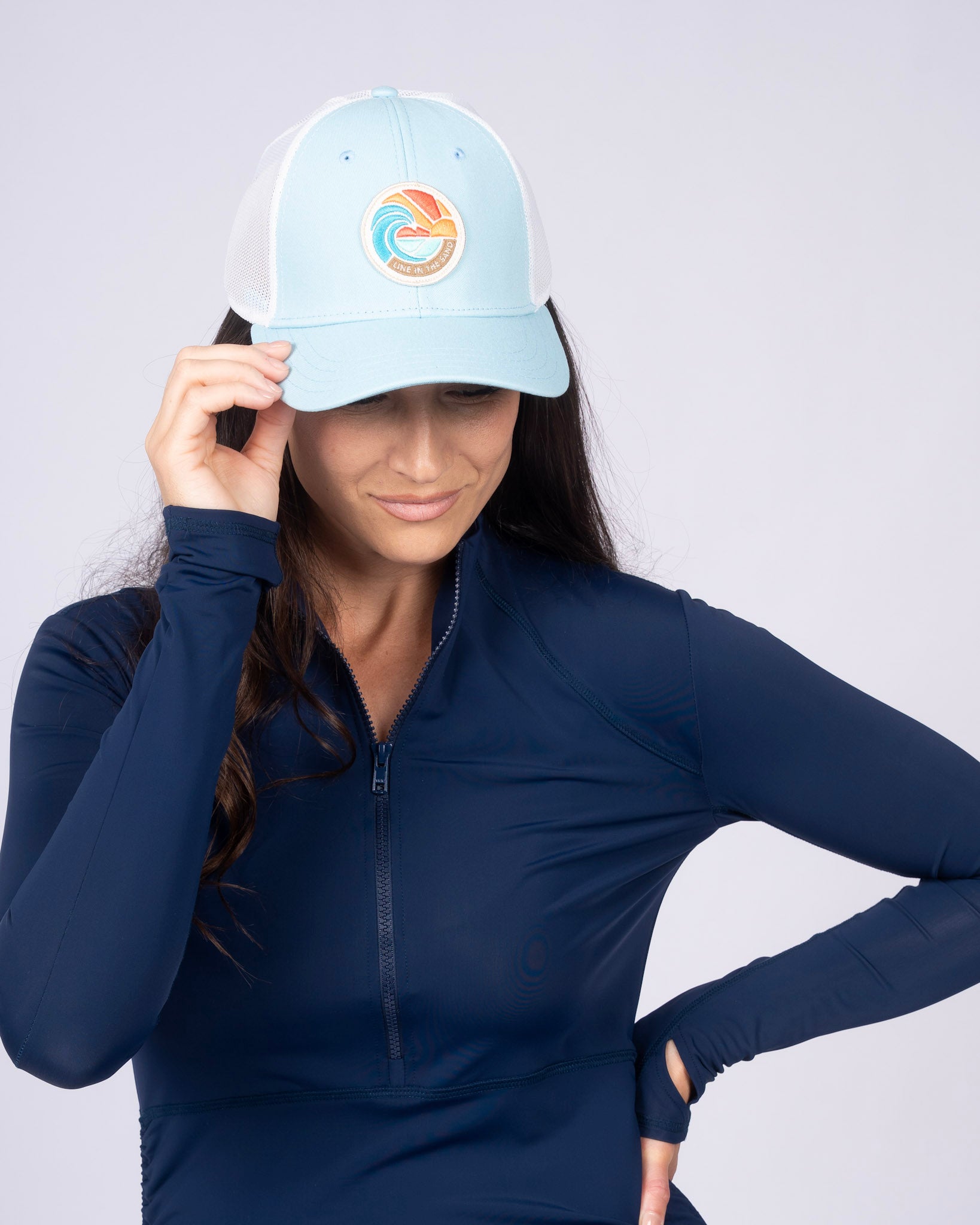 Line in the Sand Retro Patch Hat