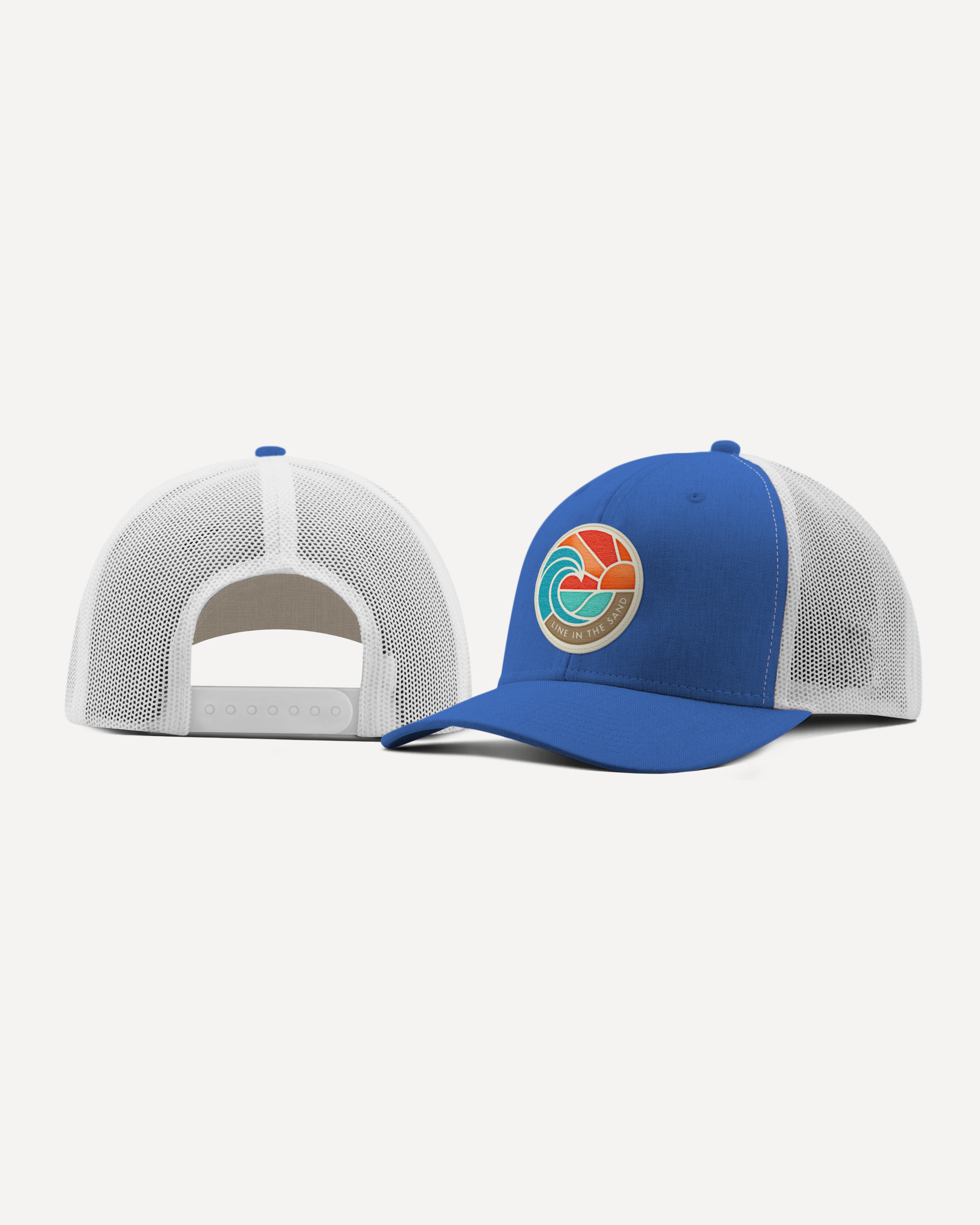Line in the Sand Retro Patch Hat