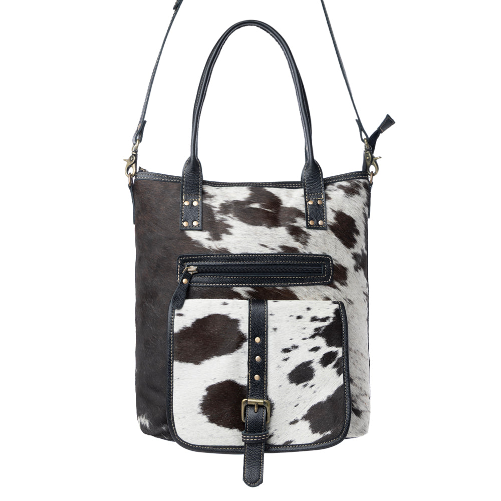 Mesa Maverick Tote Bag in Black & White