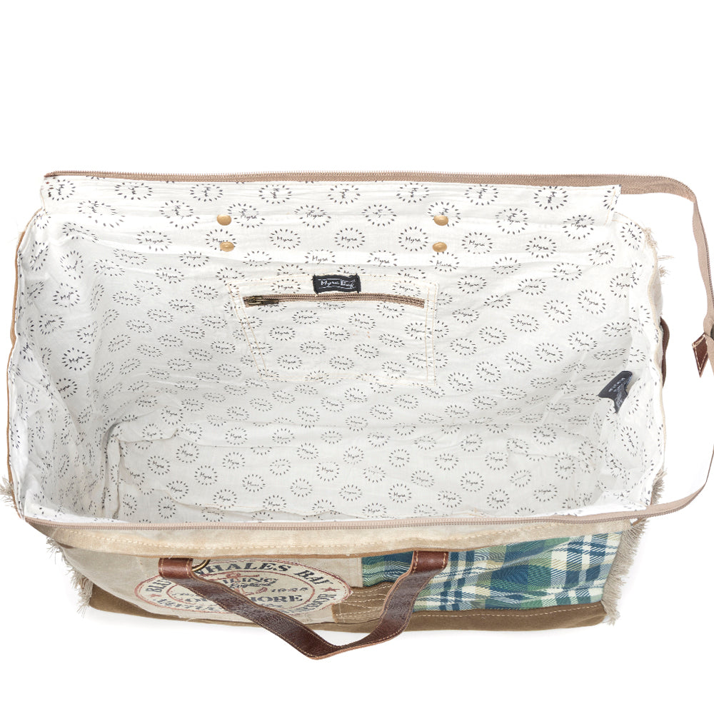 Blue Whales Bay Weekender Bag