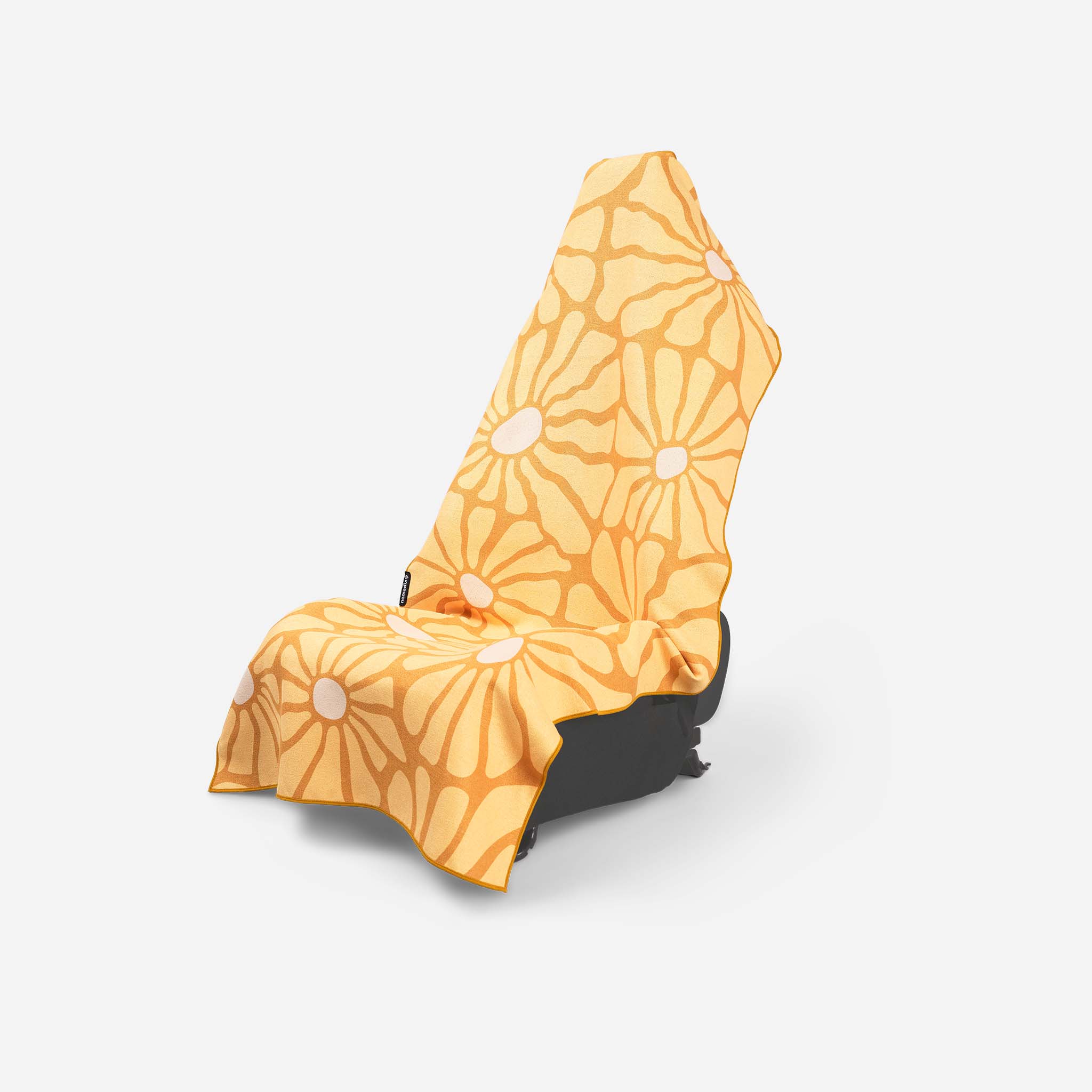 Car Seat Cover Towel: Lazy Daisy Gold
